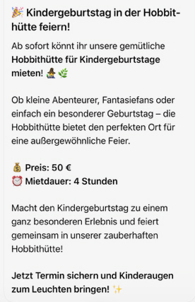Kindergeburtstag feiern